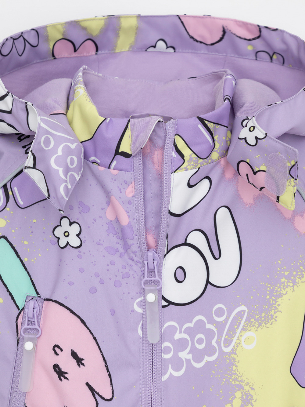 Комбинезоны утепленные для девочки, артикул: ВК 60088/н/16 Ал, цвет: фиолетовый, фото 6