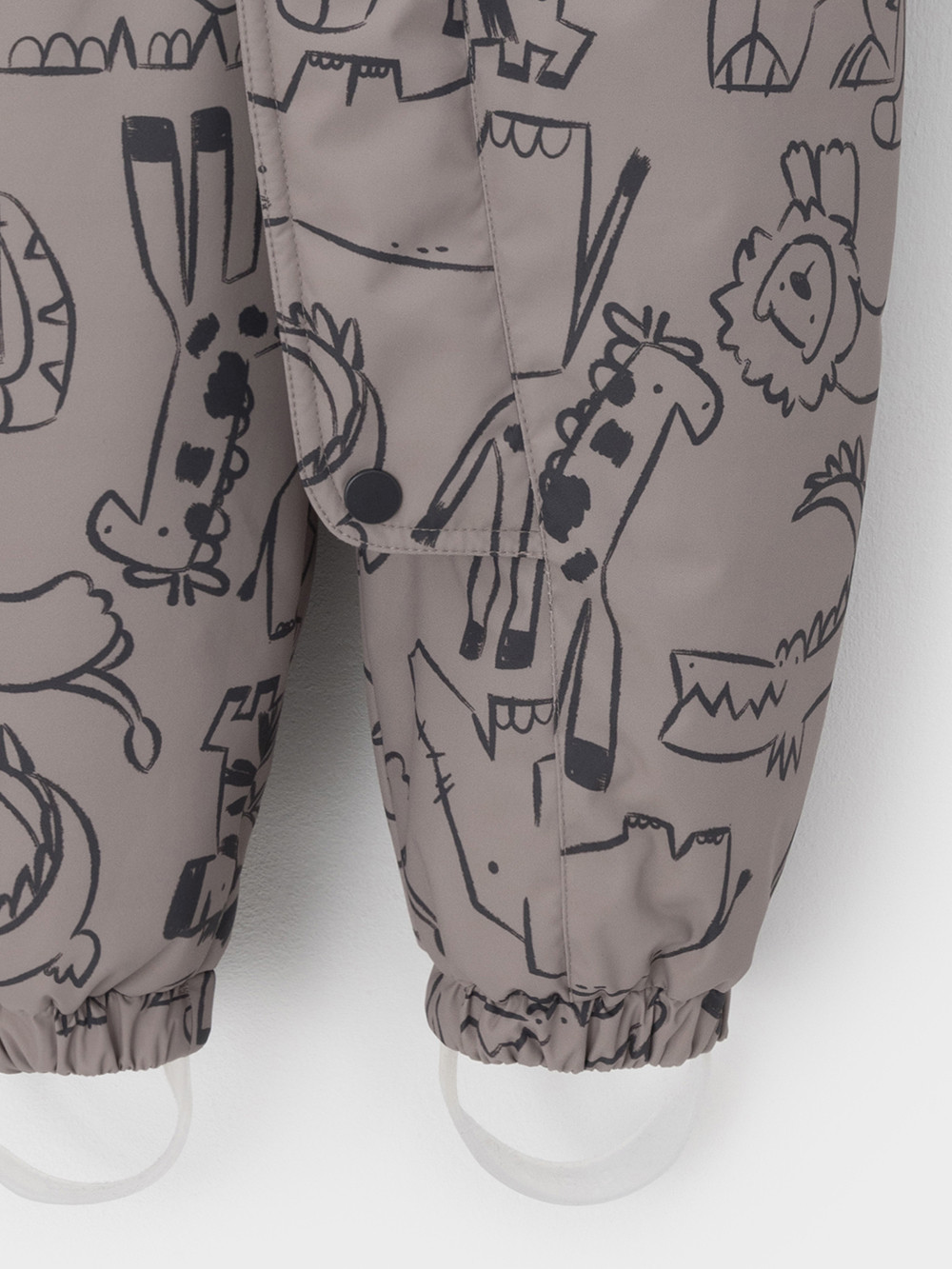 Комбинезоны утепленные для мальчика, артикул: ВК 60085/н/74 Ал, цвет: коричневый, фото 8