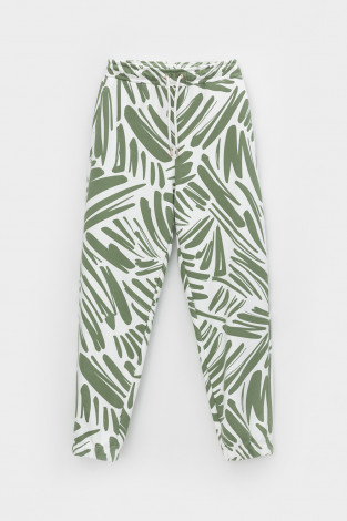 Брюки женские для мам, артикул: ЕВТ 4098, цвет: сахар - 2 фото